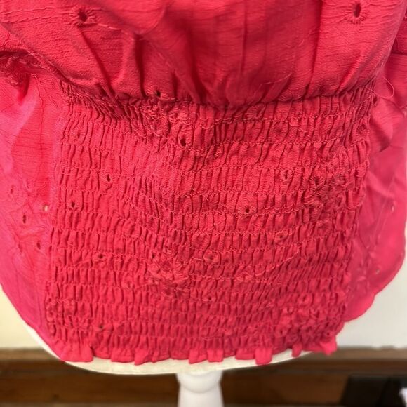 COPY - The General Good hot pink eyelet sleeveless blouse Size XL NWOT - Picture 7 of 10